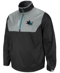 Put your San Jose Sharks pride on display with this NHL jacket from Reebok. Put your San Jose Sharks pride on display with this NHL jacket from Reebok.