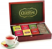 Celestial Seasonings Wooden Chest with Tea, 64-Count Celestial Seasonings Wooden Chest with Tea, 64-Count