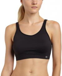 Champion Women's Double Dry Seamless Full Support Underwire Sports Bra, Black, 36/38D/DD Champion Women's Double Dry Seamless Full Support Underwire Sports Bra, Black, 36/38D/DD