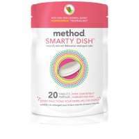 Method Smarty Dish Dishwashing Detergent Pink Grapefruit, 20-count  Pouch (Pack of 6)