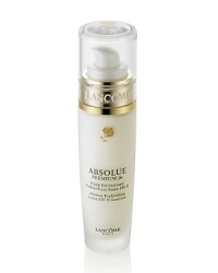 Lancôme Laboratories sets the new standard in skincare to fight visible effects of age and hormonal changes. Absolue Premium x SPF 15 Lotion revolutionizes skin replenishment by combining two advanced discoveries in one lightweight lotion: Pro-Xylane™, a patented scientific breakthrough: an exceptional and precise molecule, restores essential moisture deep in the structure of skins surface. Skin regains youthful substance, firmness, and radiance as if signs of aging are visibly repaired. The intensely replenishing io-Network™ of wild yam, soy, sea algae and barley helps enhance performance for visible rejuvenation. The transformation: Immediately feel skin intensely moisturized. See improved radiance. Within 4 weeks, see fine lines and wrinkles visibly reduced. Feel renewed firmness and elasticity. See revived clarity and even skin tone. NON-COMEDOGENIC. NON-ACNEGENIC. DERMATOLOGIST-TESTED FOR SAFETY. Lancôme Laboratories sets the new standard in skincare to fight visible effects of age and hormonal changes. Absolue Premium x SPF 15 Lotion revolutionizes skin replenishment by combining two advanced discoveries in one lightweight lotion: Pro-Xylane™, a patented scientific breakthrough: an exceptional and precise molecule, restores essential moisture deep in the structure of skins surface. Skin regains youthful substance, firmness, and radiance as if signs of aging are visibly repaired. The intensely replenishing io-Network™ of wild yam, soy, sea algae and barley helps enhance performance for visible rejuvenation. The transformation: Immediately feel skin intensely moisturized. See improved radiance. Within 4 weeks, see fine lines and wrinkles visibly reduced. Feel renewed firmness and elasticity. See revived clarity and even skin tone. NON-COMEDOGENIC. NON-ACNEGENIC. DERMATOLOGIST-TESTED FOR SAFETY.
