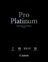 Canon Photo Paper Pro Platinum, 8.5 x 11 Inches, 20 Sheets (2768B022) Canon Photo Paper Pro Platinum, 8.5 x 11 Inches, 20 Sheets (2768B022)