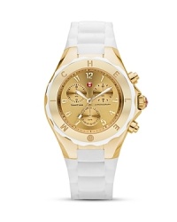 Michele's sporty-chic mirrored chronograph is a timely showpiece. Channel this season's mannish mood and wear this luxe ticker to trim a borrowed-from-the-boys look. Michele's sporty-chic mirrored chronograph is a timely showpiece. Channel this season's mannish mood and wear this luxe ticker to trim a borrowed-from-the-boys look.
