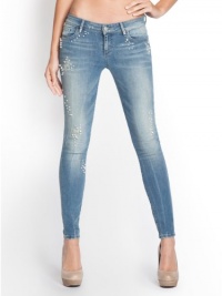 GUESS Kate Skinny Jeans with Pearl Beads GUESS Kate Skinny Jeans with Pearl Beads