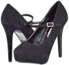 Breckelle'S Vanesa-22 Velvet Mary Jane Pumps