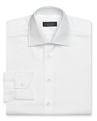 Canali Solid Dress Shirt - Contemporary Fit Canali Solid Dress Shirt - Contemporary Fit