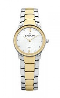 Skagen 2-Hand with Glitz Two-tone Women's watch #440SGSX Skagen 2-Hand with Glitz Two-tone Women's watch #440SGSX
