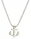 Alex Woo Little Seasons Sterling Silver Anchor Pendant Necklace