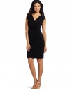 Jones New York Women's Mj Grecian Wrap Ring Dress