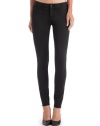 GUESS Brittney Skinny Zip Ponte Pants, JET BLACK (23)