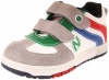 Naturino 299 Tennis Shoe (Toddler/Little Kid),Velour/Cord/Sprint Grigio/Bianco/Verde/Azzurro/Rosso,23 EU (7 M US Toddler)