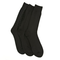 Calvin Klein Men Microfiber Textured Dress Socks - 3 Pack Calvin Klein Men Microfiber Textured Dress Socks - 3 Pack