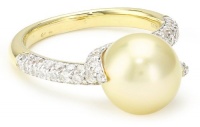 TARA Pearls Gold South Sea 10x11mm Pearl Ring, Size 7 TARA Pearls Gold South Sea 10x11mm Pearl Ring, Size 7