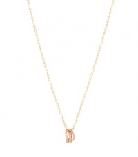 Gorjana Infinity Ii Necklace Rose Gold