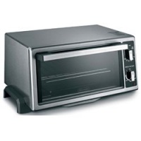 DeLonghi EO420 4-Slice Toaster Oven, Brushed Stainless Steel