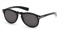 FT0291/S Flynn 01B - Shiny Black Sunglasses