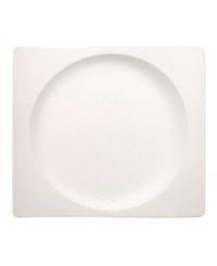 Explore new shapes for your table with Villeroy & Boch's innovative dinnerware and dishes collection in fine white china. Distinguished by angular shapes in fluid wave designs, this rectangle plate creates a host of options for imaginative presentation. Explore new shapes for your table with Villeroy & Boch's innovative dinnerware and dishes collection in fine white china. Distinguished by angular shapes in fluid wave designs, this rectangle plate creates a host of options for imaginative presentation.