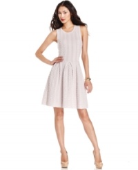 In a flirty A-line shape, this BCBGMAXAZRIA cable-knit style is a femme version of the classic sweater dress! In a flirty A-line shape, this BCBGMAXAZRIA cable-knit style is a femme version of the classic sweater dress!