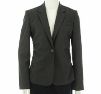 Calvin Klein One Button Jacket Charcoal 2