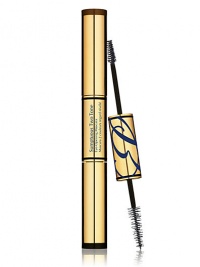 Straight from the runway. For the widest, brightest eyes, it takes two: Sumptuous Two Tone. Tom Pecheux, Creative Makeup Director of Estée Lauder, inspires a breakthrough mascara based on his secret backstage technique for big, beautiful eyes. The genius is in the two contrast colors and two different brushes. For top lashes, big BrushComber adds bold black volume. For bottom lashes, smaller MicroBrush adds eye-brightening, smudge-free color. Straight from the runway. For the widest, brightest eyes, it takes two: Sumptuous Two Tone. Tom Pecheux, Creative Makeup Director of Estée Lauder, inspires a breakthrough mascara based on his secret backstage technique for big, beautiful eyes. The genius is in the two contrast colors and two different brushes. For top lashes, big BrushComber adds bold black volume. For bottom lashes, smaller MicroBrush adds eye-brightening, smudge-free color.