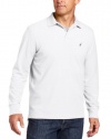 Nautica Men's Nantucket Long Sleeve Deck Polo Shirt