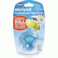 Steripod Clip-On Toothbrush Sanitizer (Single Pack Blue) Steripod Clip-On Toothbrush Sanitizer (Single Pack Blue)