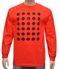 DC SHOES Men's Blur Skateboard long Sleeve Shirt - Red