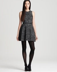 Elegantly structured in a richly-textured wool blend tweed, this shapely Theory dress offers a versatile look for every day of the week--pop on a cropped blazer at work and sky-high pumps after 5. Elegantly structured in a richly-textured wool blend tweed, this shapely Theory dress offers a versatile look for every day of the week--pop on a cropped blazer at work and sky-high pumps after 5.