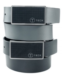 Get some hi-tech style with this reversible belt from Tumi. Get some hi-tech style with this reversible belt from Tumi.