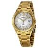 Seiko Men's SGEF24P1 Silver Dial Gold-Tone Stainless Steel Watch