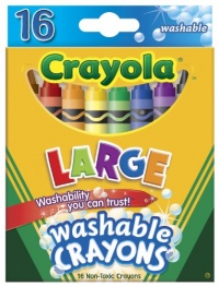 Crayola Washable Crayons 16-pk.