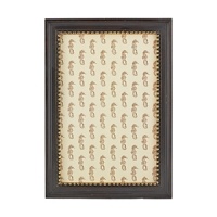 Gold-tone beads add a rich accent to this wood frame from Tizo. Gold-tone beads add a rich accent to this wood frame from Tizo.