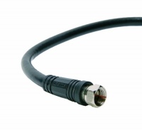 Leviton C6851-3E RG6 Coax Cable, Nickel Plated, 3-Feet, Black Leviton C6851-3E RG6 Coax Cable, Nickel Plated, 3-Feet, Black