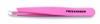 Tweezerman  Stainless Steel Slant Tweezer, Pink