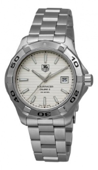 TAG Heuer Men's WAP2011.BA0830 Aquaracer Calibre 5 Silver Guilloche Dial Watch TAG Heuer Men's WAP2011.BA0830 Aquaracer Calibre 5 Silver Guilloche Dial Watch