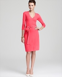 DIANE von FURSTENBERG's signature wrap dress gets a cozy makeover--just in time for winter. Constructed in a fine wool-blend knit, the Linda Wrap makes a fine seasonal style. DIANE von FURSTENBERG's signature wrap dress gets a cozy makeover--just in time for winter. Constructed in a fine wool-blend knit, the Linda Wrap makes a fine seasonal style.