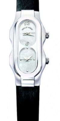 Philip Stein Women's 4FMOPIB Small Satin Strap Watch Philip Stein Women's 4FMOPIB Small Satin Strap Watch