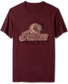 Riding into history: Lucky Brand honors the 110-year heritage of Indian Motorcycles with a vintage-look graphic tee.