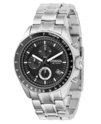 A Decker collection Fossil watch as authoritative as it is indisputably stylish. A Decker collection Fossil watch as authoritative as it is indisputably stylish.