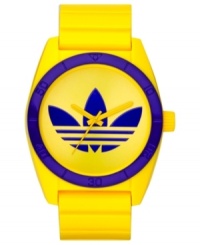 Soak in this sunny unisex sport watch from adidas. Soak in this sunny unisex sport watch from adidas.