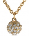 T Tahari Essentials Fireball Gold Pendant Necklace