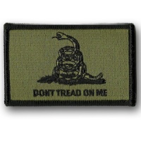 Gadsden Don't Tread On Me Tactical Patch - Olive Drab Gadsden Don't Tread On Me Tactical Patch - Olive Drab