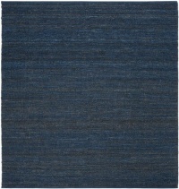Area Rug 8x8 Square Natural Fiber Blue Color - Surya Continental Rug from RugPal Area Rug 8x8 Square Natural Fiber Blue Color - Surya Continental Rug from RugPal