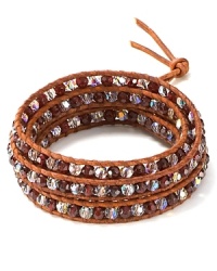 Ready made for the January babe: Chan Luu puts a personal spin on its signature leather and precious stone wrap bracelets with its birthstone collection. Ready made for the January babe: Chan Luu puts a personal spin on its signature leather and precious stone wrap bracelets with its birthstone collection.