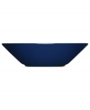 With a minimalist design and unparalleled durability, the Teema pasta bowl makes preparing and serving hot meals a cinch. Featuring a sleek profile in glossy blue porcelain by Kaj Franck for Iittala.