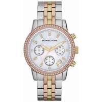 Michael Kors Women's MK5650 Ritz Tri-tone Watch