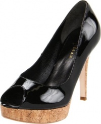 Cole Haan Women's Mariela Air OT Platform Pump,Black/Cork,7 B US Cole Haan Women's Mariela Air OT Platform Pump,Black/Cork,7 B US