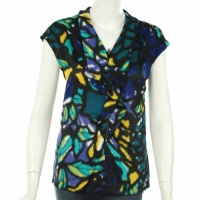Alfani Petite V-Neck Sleeveless Shirt Brush Stroke Roses 2P Alfani Petite V-Neck Sleeveless Shirt Brush Stroke Roses 2P