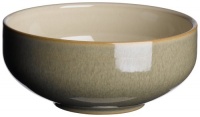 Denby Fire 6-Inch Soup/Cereal Bowls, Sage Center Denby Fire 6-Inch Soup/Cereal Bowls, Sage Center