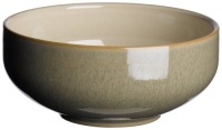 Denby Fire 6-Inch Soup/Cereal Bowls, Sage Center